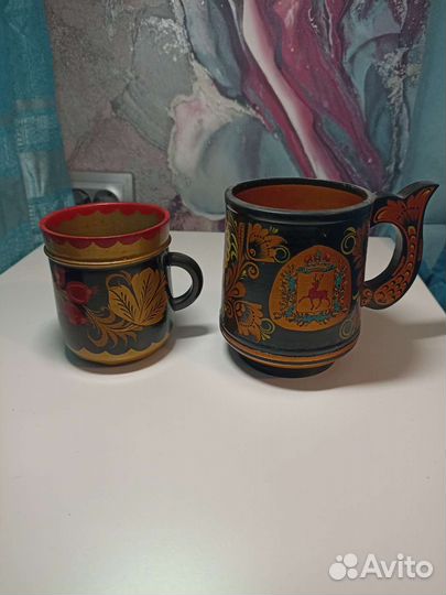 Кружка деревянная