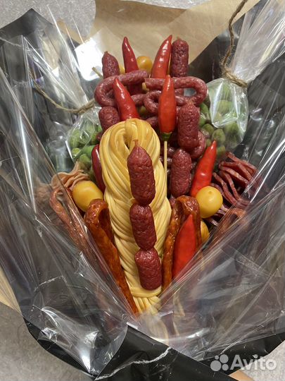 Мужской букет съедобный