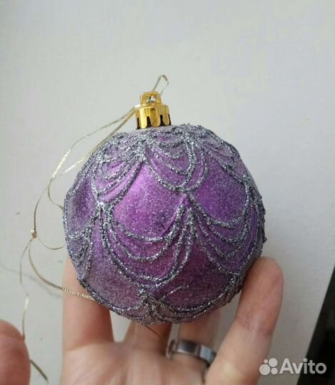 Новогодние шары 8 шт. Цена за все