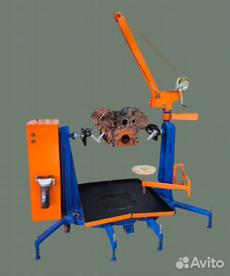 Кантователь двигателя