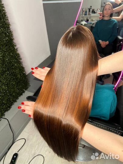 Кератиновое выпрямление ботокс для волос кератин