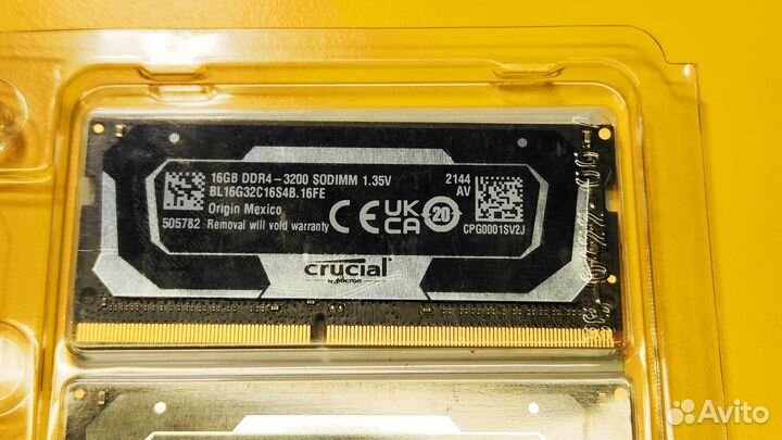 Crucial Ballistix Black Kit 32gb. DDR4 SO-dimm