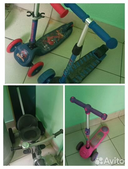 Самокаты велосипед 3 колесный