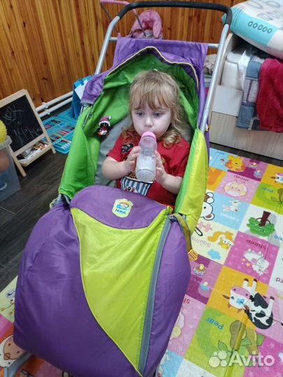 Детские санки коляска