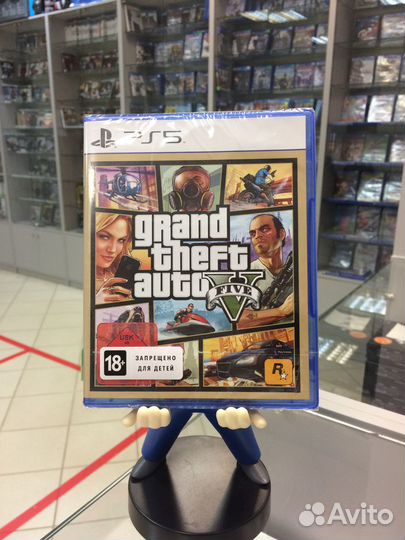 Игра на диске GTA5 для PS5 Sony Playstation
