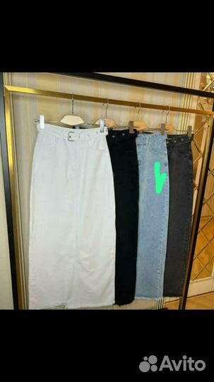 Джинсовая юбка новая размер m