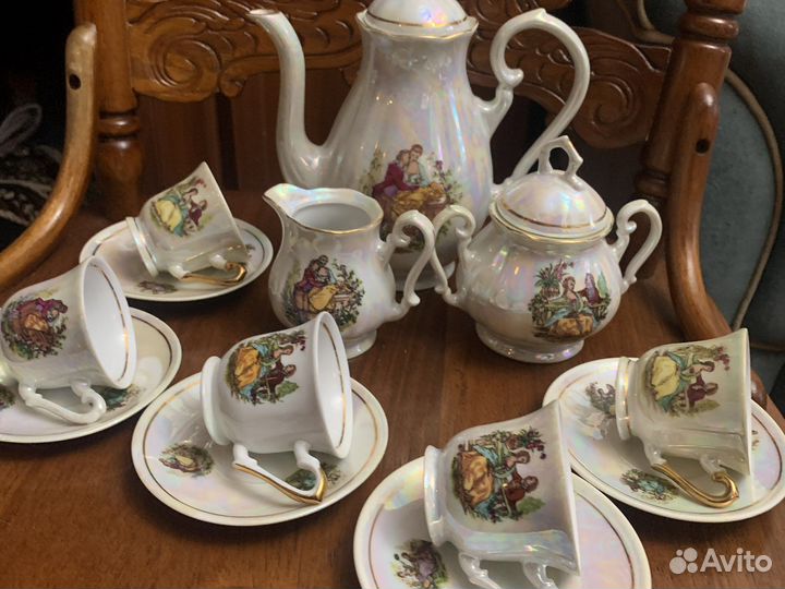 Сервиз кофейный на 5 персон Югославия