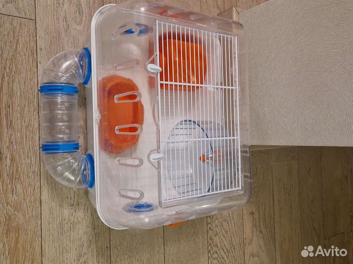 Клетка для хомяка пластиковая