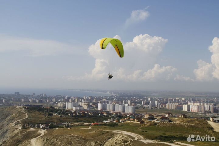 Полет на парашюте с инструктором