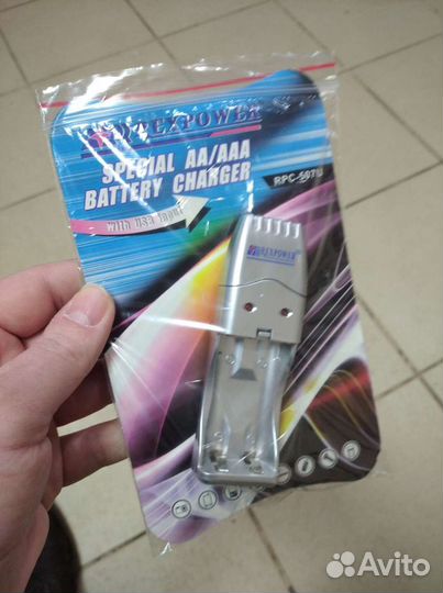Зарядка акб 2шт аа и ааа через usb
