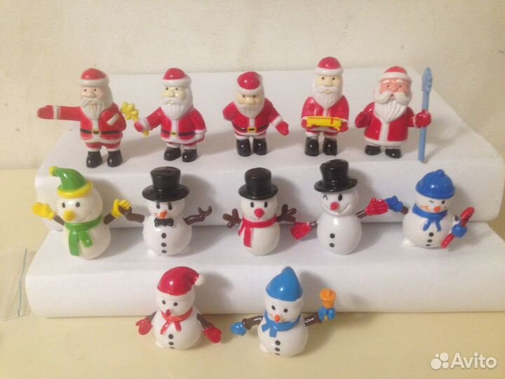 Киндер игрушки новогодние серии