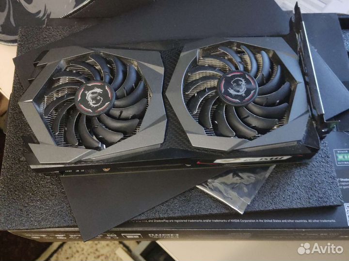 Видеокарта GTX 1650 4gb Msi Gaming X