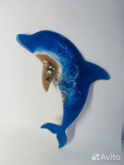 Дельфин из эпоксидной смолы