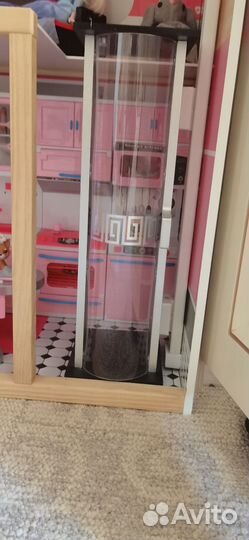 Домик кукольный 3 этажа с лифтом