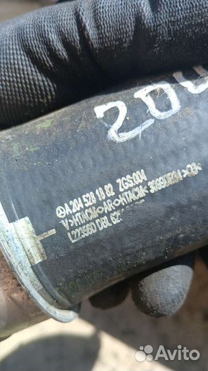 Патрубок интеркуллера Mercedes c204 2.2 cdi om646