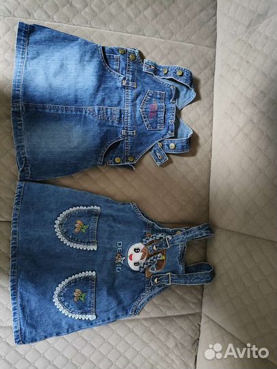 Одежда джинсовая девочки/мальчики 86-92 размер