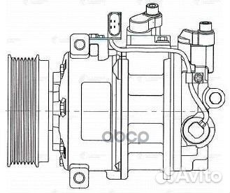 Компрессор кондиционера VW passat/phaeton/touar