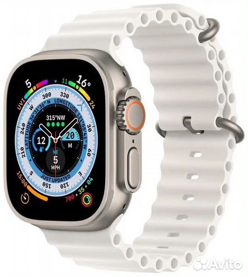 Ремешок Apple Watch Ultra 49mm White Ocean Band