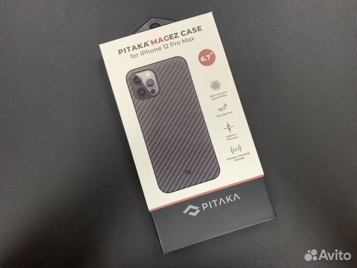 Чехол Pitaka MagSafe для iPhone 12 pro max Новый