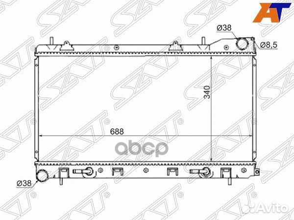 Радиатор Subaru Forester 97-02 / Impreza 92-00