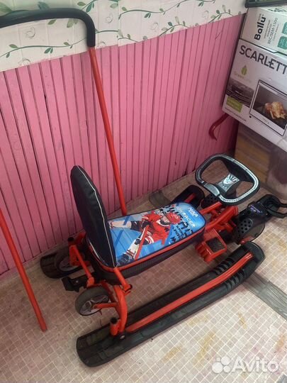 Снегокат с колесами