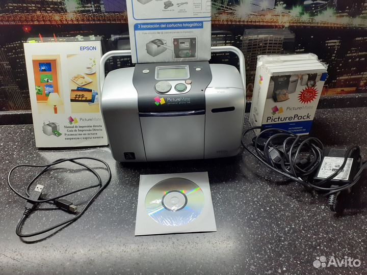 Фотопринтер epson цветной