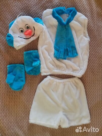 Новогодний костюм снеговика