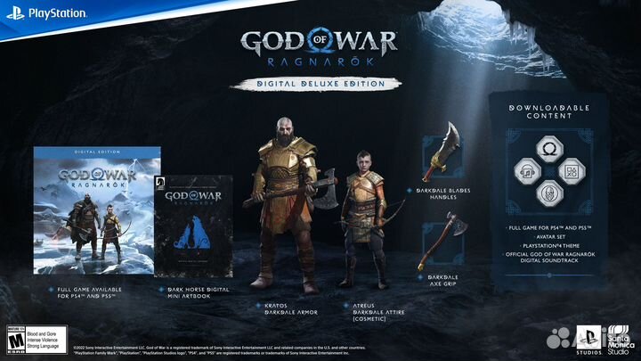 God of War Ragnarok Deluxe PS4/PS5 русская озвучка