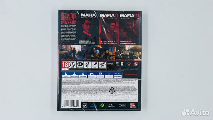 Mafia trilogy ps4 диск