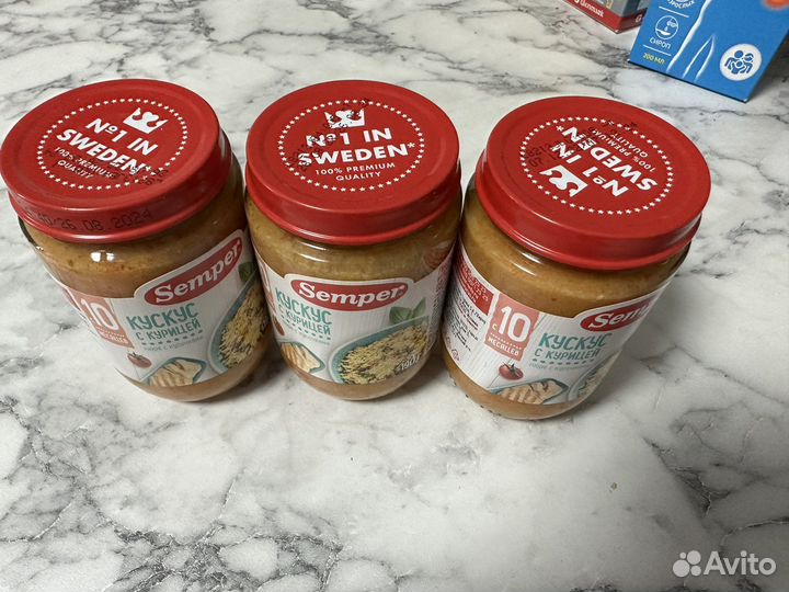 Детское питание semper кускус