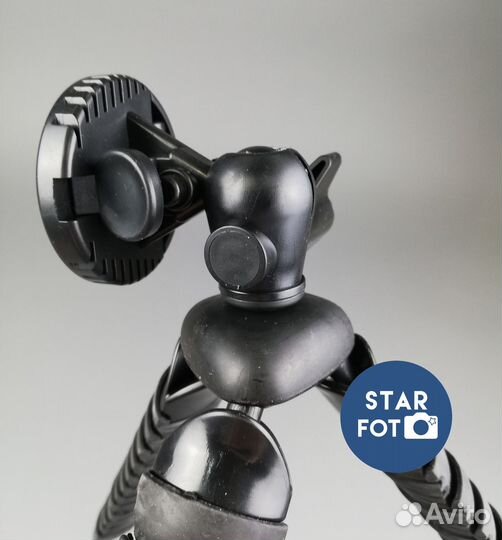 Трипод гибкий настольный 29см + держатель телефона