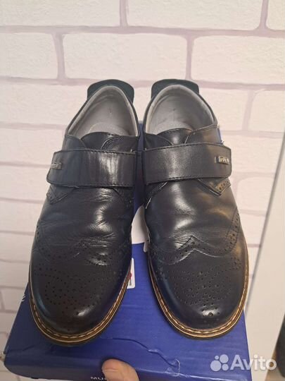 Туфли кожаные для мальчика 34р