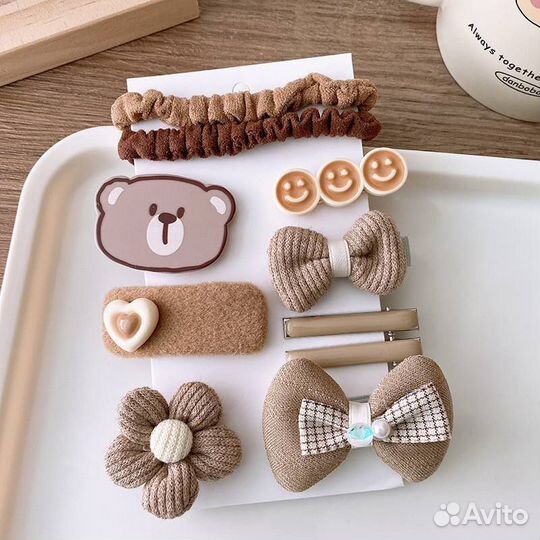 Детские заколки для волос в наборе