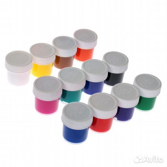 2 шт. Краска акриловая, набор 12 цветов х 20 мл, Г