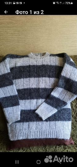 Свитер шерстяной мужской 52 54
