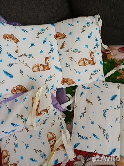 Бортики в детскую кроватку