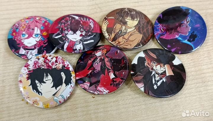 Значок бродячие псы, бсд, bsd Дазай Чуя