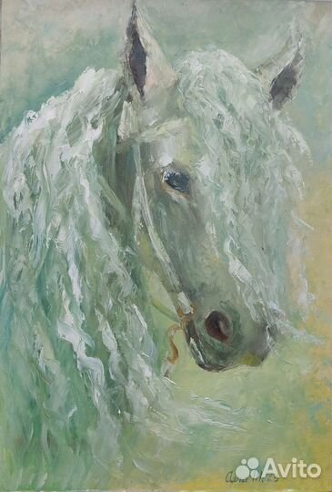 Оригинальная картина маслом Лошадь из снов