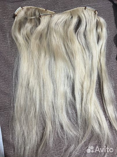 Волосы на заколках