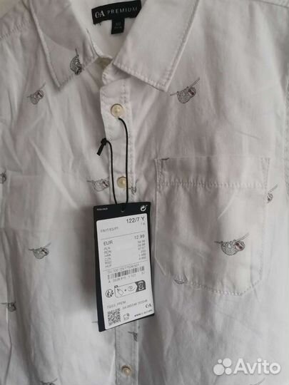 Рубашка для мальчика 122 C&A premium