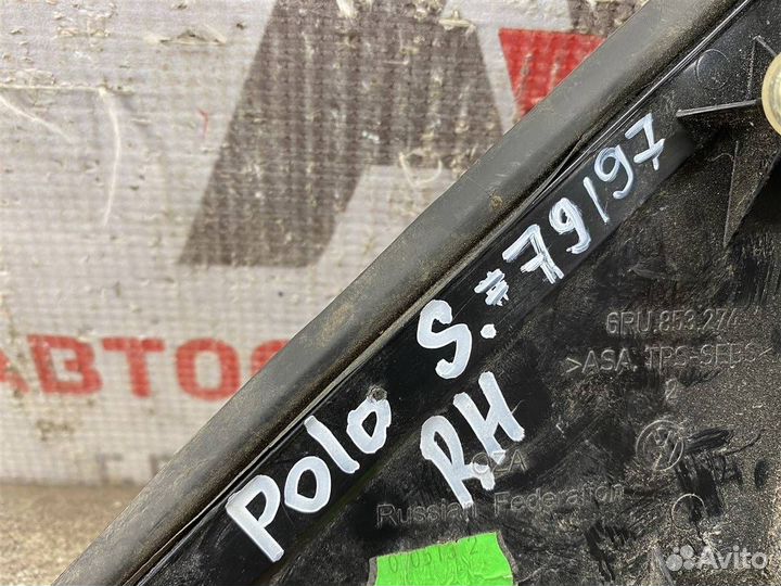 Заглушка крыла передняя правая Volkswagen Polo