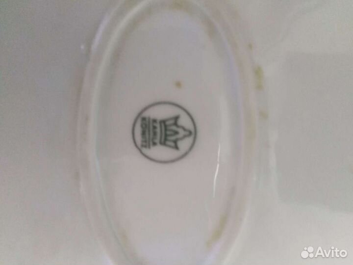 Блюдо фарфоровое гдр