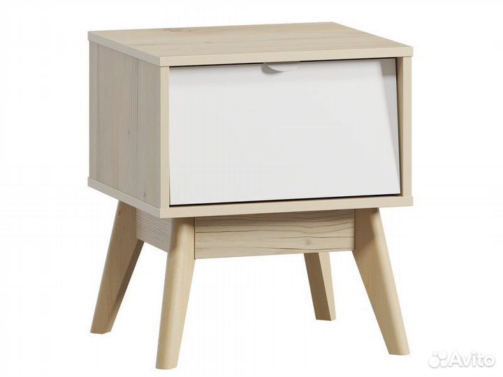 Тумба прикроватная Лесли White