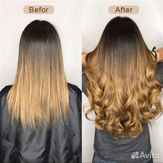 Волосы на заколках, хвост накладной, качество LUX