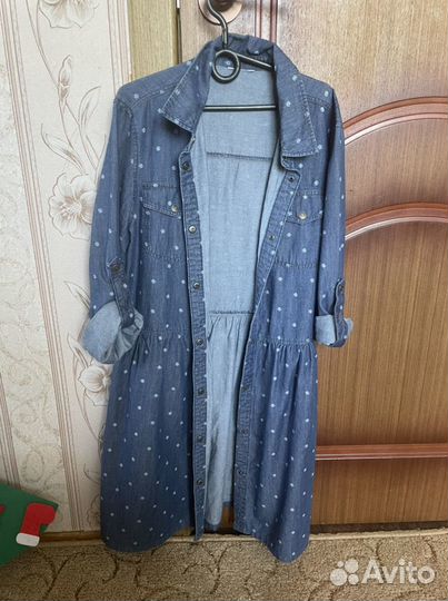 Джинсовое платье для девочки