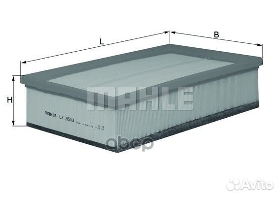 Filter LX3503 Mahle/Knecht