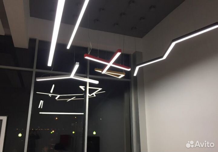 Линейные светильники для офиса, фитнеса, торгового