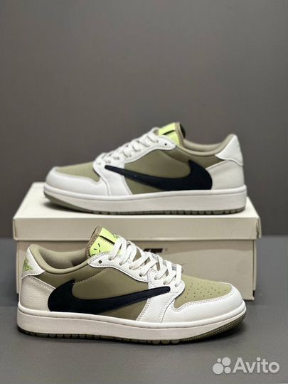 Кроссовки nike air jordan 1 low travis scott