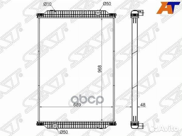 Радиатор RN0011-2 Sat