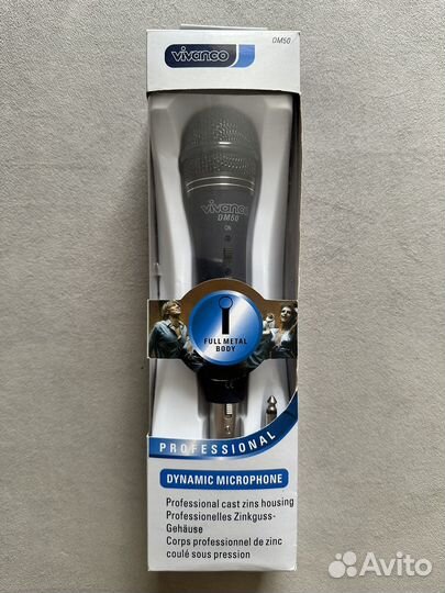 Микрофон проводной Vivanco DM50